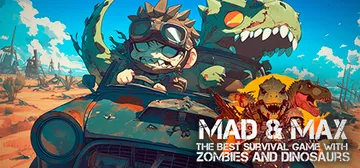 疯狂的麦克斯：最佳生存游戏和丧尸与恐龙（MAD and MA封面