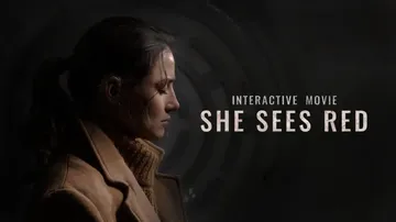 她面有愠色|她看见红色|She Sees Red中文封面
