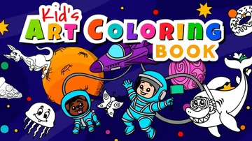 儿童艺术涂色书|Kid’s Art Coloring Book封面