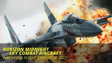 地平线午夜天空战斗飞机|地平线午夜空战机|Horizon Midnight Sky Combat Aircraft: War Arena Flight Simulator 2022封面