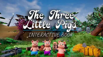 三只小猪互动书|The Three Little Pigs:封面