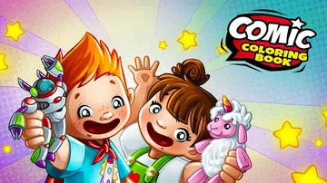 漫画涂色书|Comic Coloring Book封面