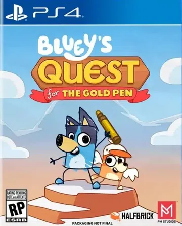 布鲁伊的寻找金色画笔之旅|Bluey's Quest for the Gold Pen中文封面