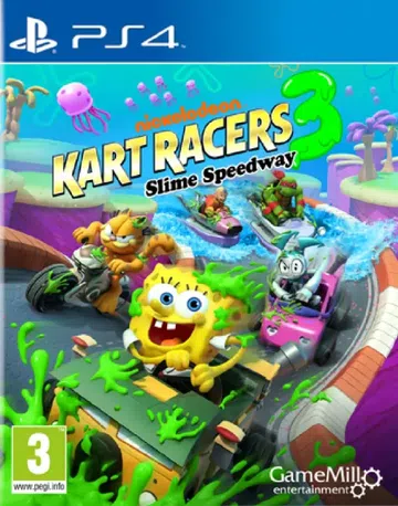 尼克卡通赛车手3：黏性高速|Nickelodeon Kart Racers 3: Slime Speedway日文封面