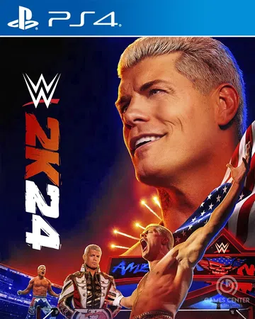 美国职业摔角联盟2K24|WWE 2K24英文封面