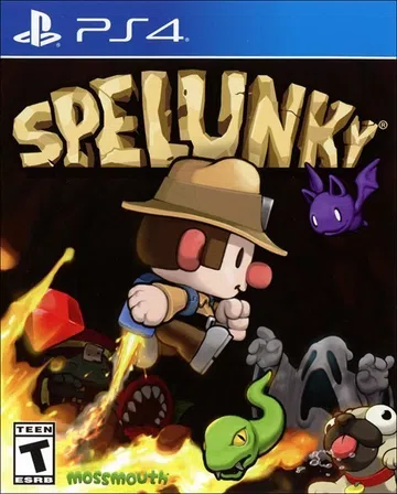 洞穴冒险|Spelunky英文封面